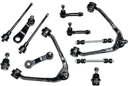 Kit de suspensión de brazos de control delantero, 12 piezas de repuesto para Cadillac Escalade Chevrolet Tahoe Chevy Avalanche Silverado Suburban