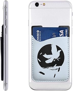 Amazon 背面貼り付けカードポケット カラス 鳥 八咫烏 鳥居 貼るタイプ カードケース スマホステッカーポケット Puレザー 全機種対応 スマホカードケース スマホ背面カードホルダー 9 6 2cm ステッカー シール 通販