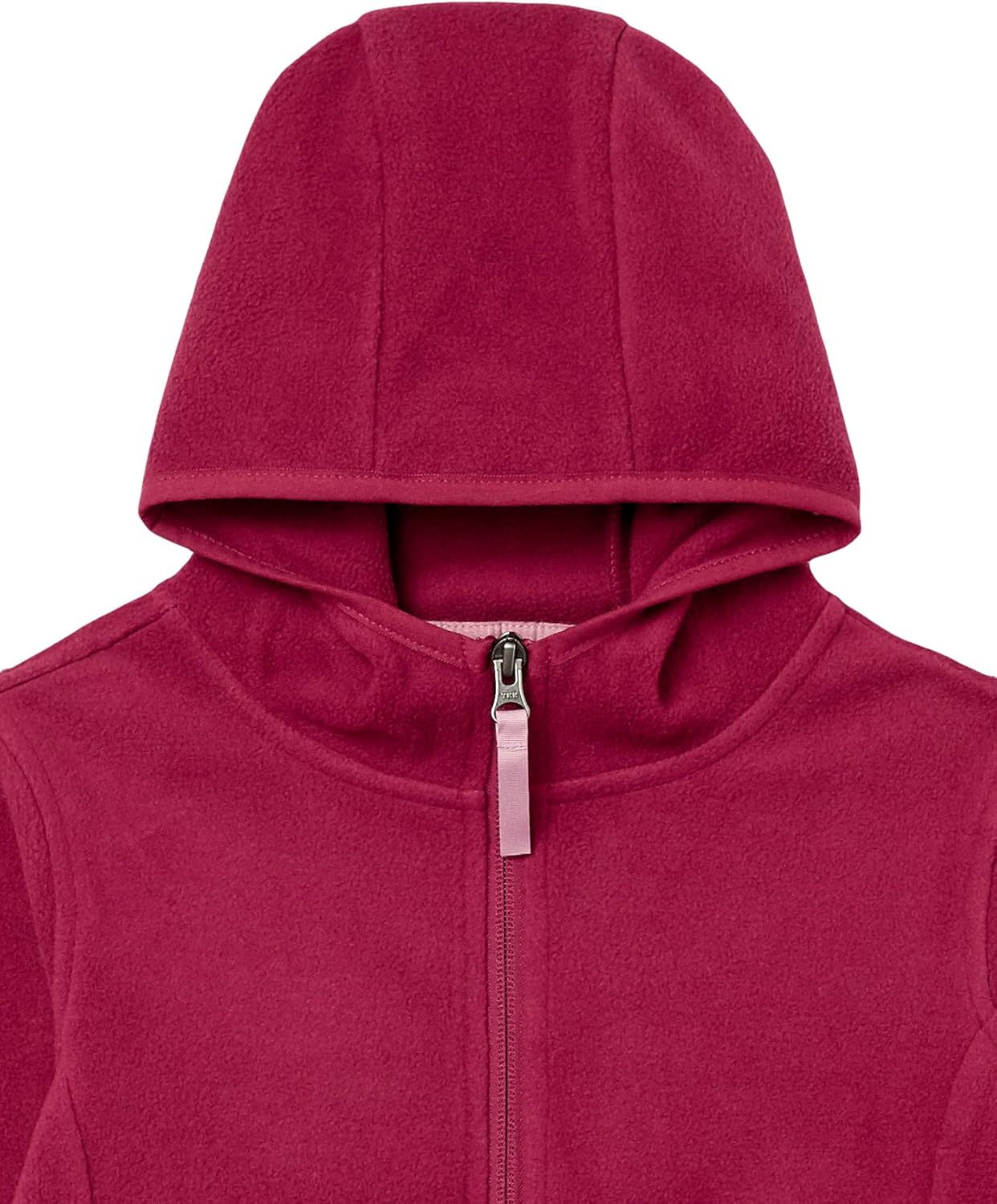 Amazon Essentials Girls and Toddlers' Polar Fleece Full-Zip Hooded Lightweight Jacket - Image 3