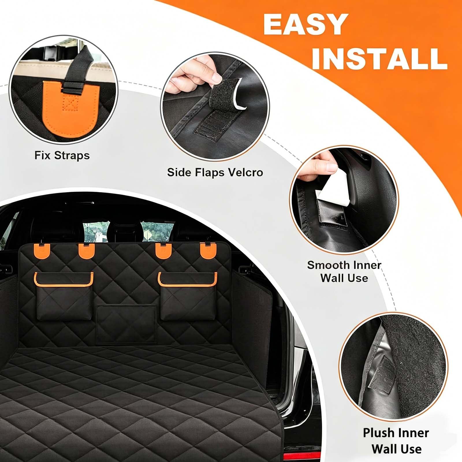 Protector Maletero Coche Perros para Leapmotor B10 2025-, Impermeable y Antideslizante Protector Maletero Coche, Resistente al Desgarro Funda Coche Perro