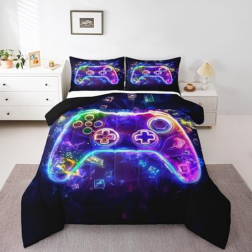 Miniatura 118 de Castle Fairy Juego de edredón de elefante de dibujos animados, tamaño individual, juego de edredón Kawaii de animales salvajes para niños y niños