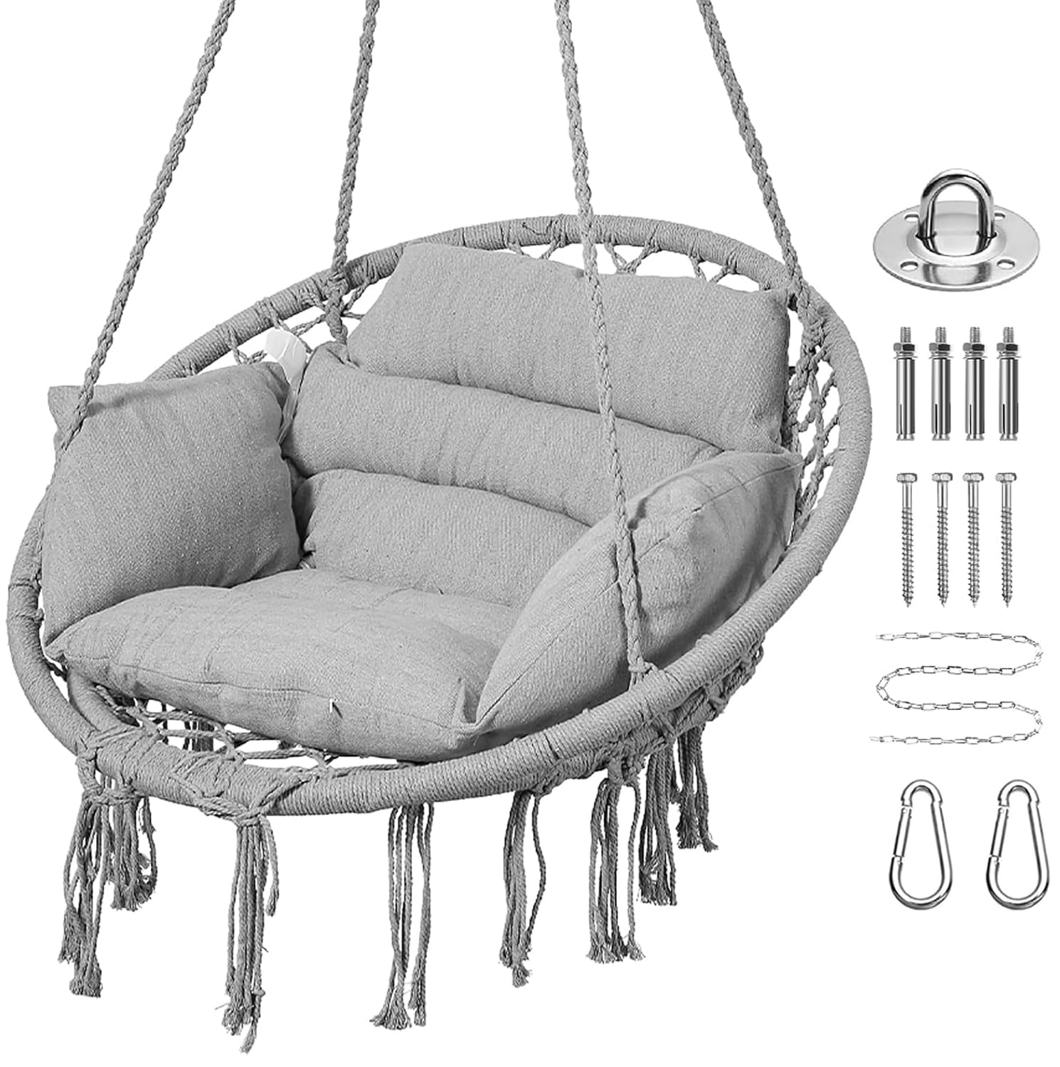 Goutime Macrame Hammock Chair
