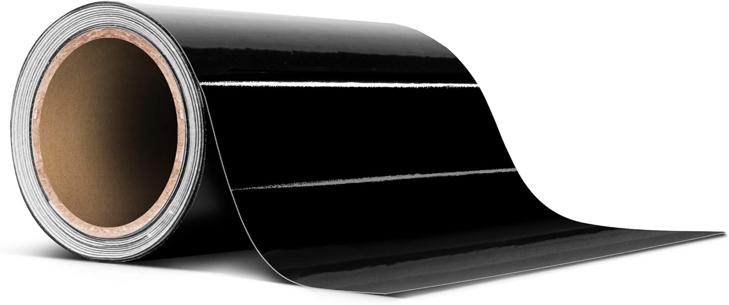 VViViD Black Gloss AirRelease Adhesive Vinyl Tape Roll (4