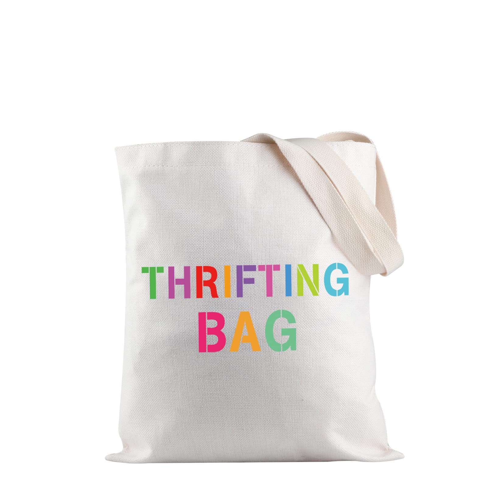 JXGZSOThrift Bag - Tote Bag Gift for Thrift Lovers & Shoppers