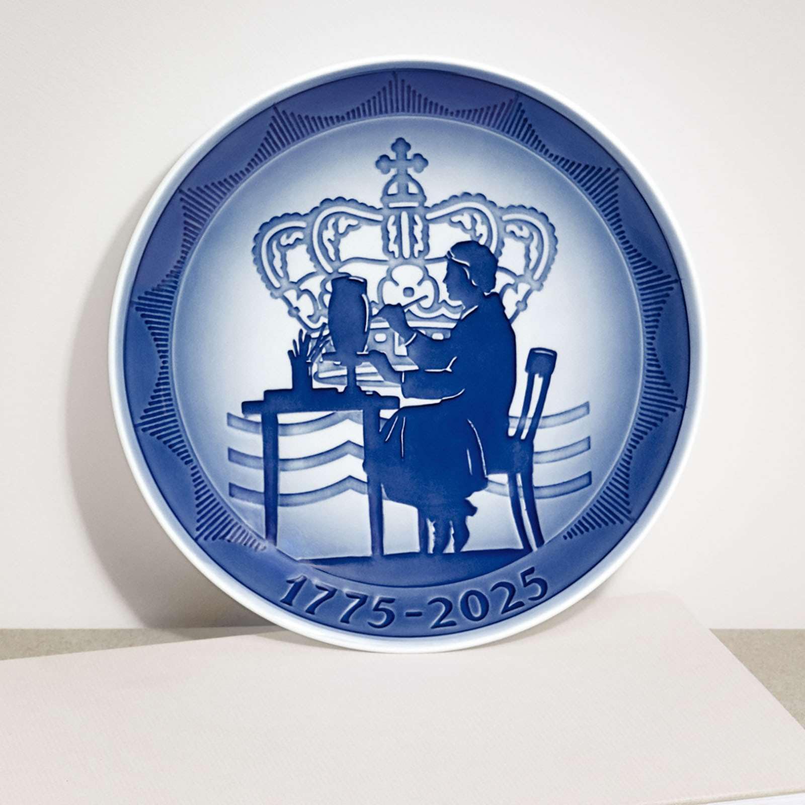 [Legal import] Copenhagen Royal Copenhagen Blue Anniversary Plate 18 cm Royal Copenhagen 250th Anniversary Diameter Approx. 18 cm Blue 1074930