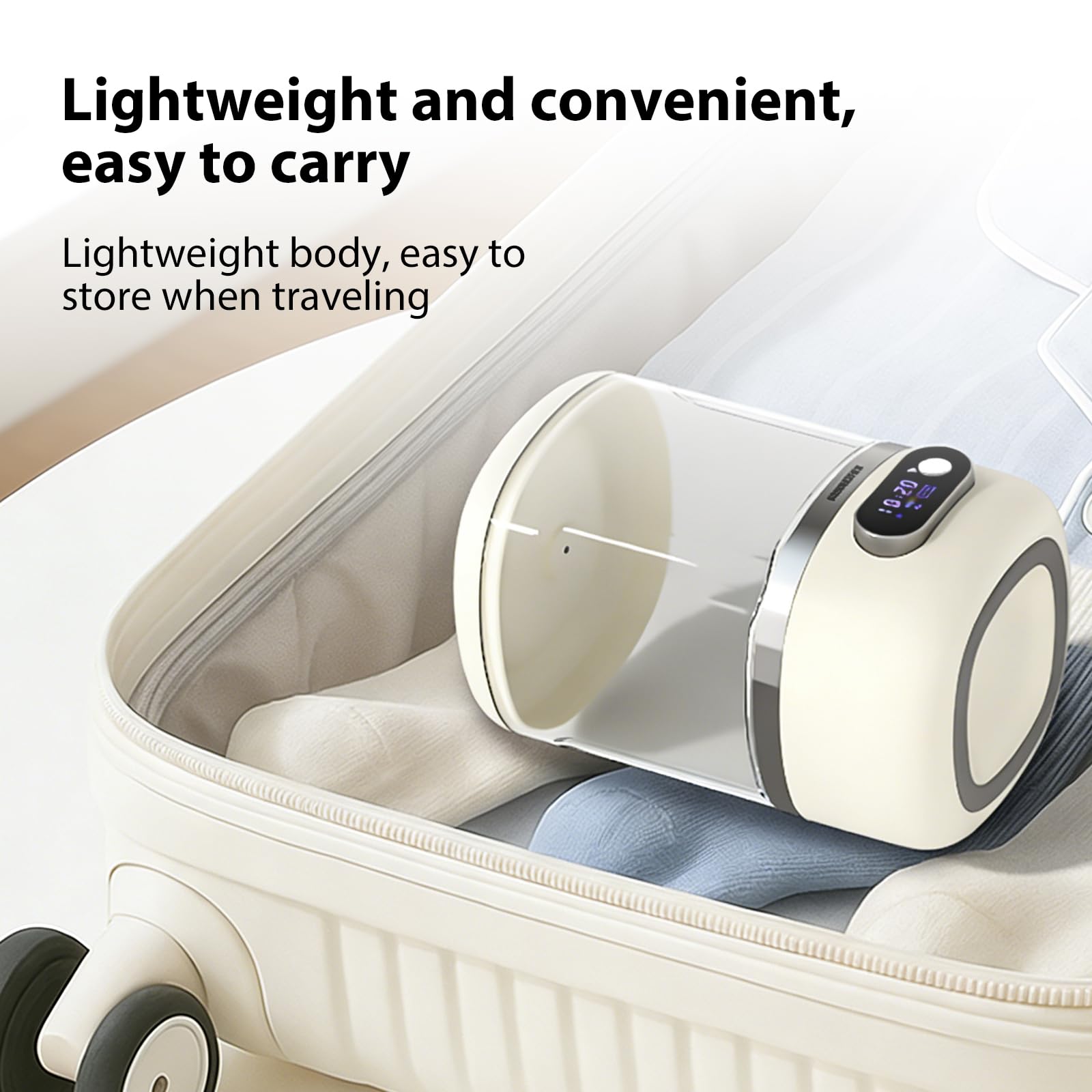 Mini Lavadora, Mini Lavadora Portátil, 1L Recargable, Lavadora Inalámbrica, Compacta, Adecuado para Sujetadores, Ropa Interior, Vasos de Lavandería para Sujetadores, Ropa Interior, Calcetines — view 2