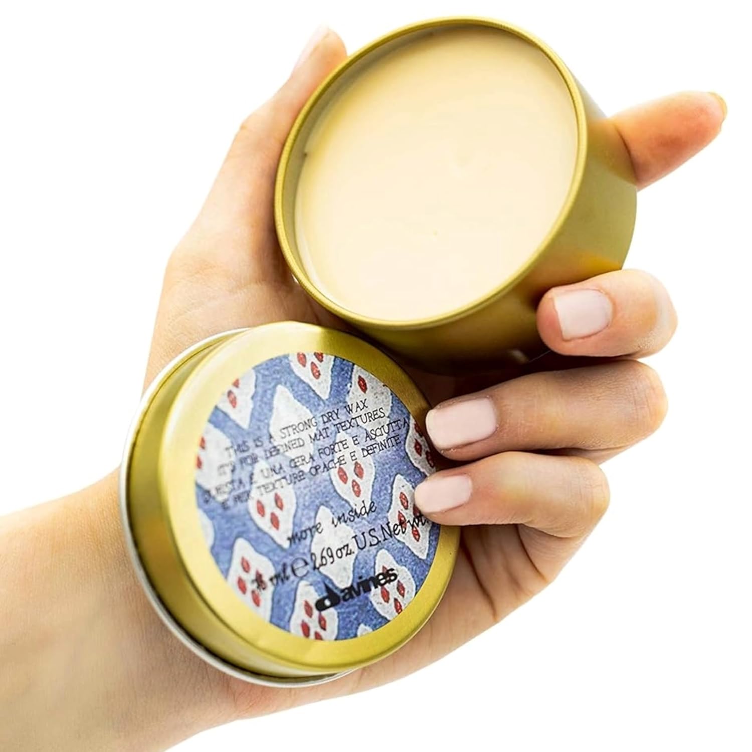 Davines This Is A Strong Dry Wax, Strong Hold Matte Texture - Dry Wax for Definition & Separation - Creates Rough & Messy Looks, 2.54 Fl Oz - Image 4