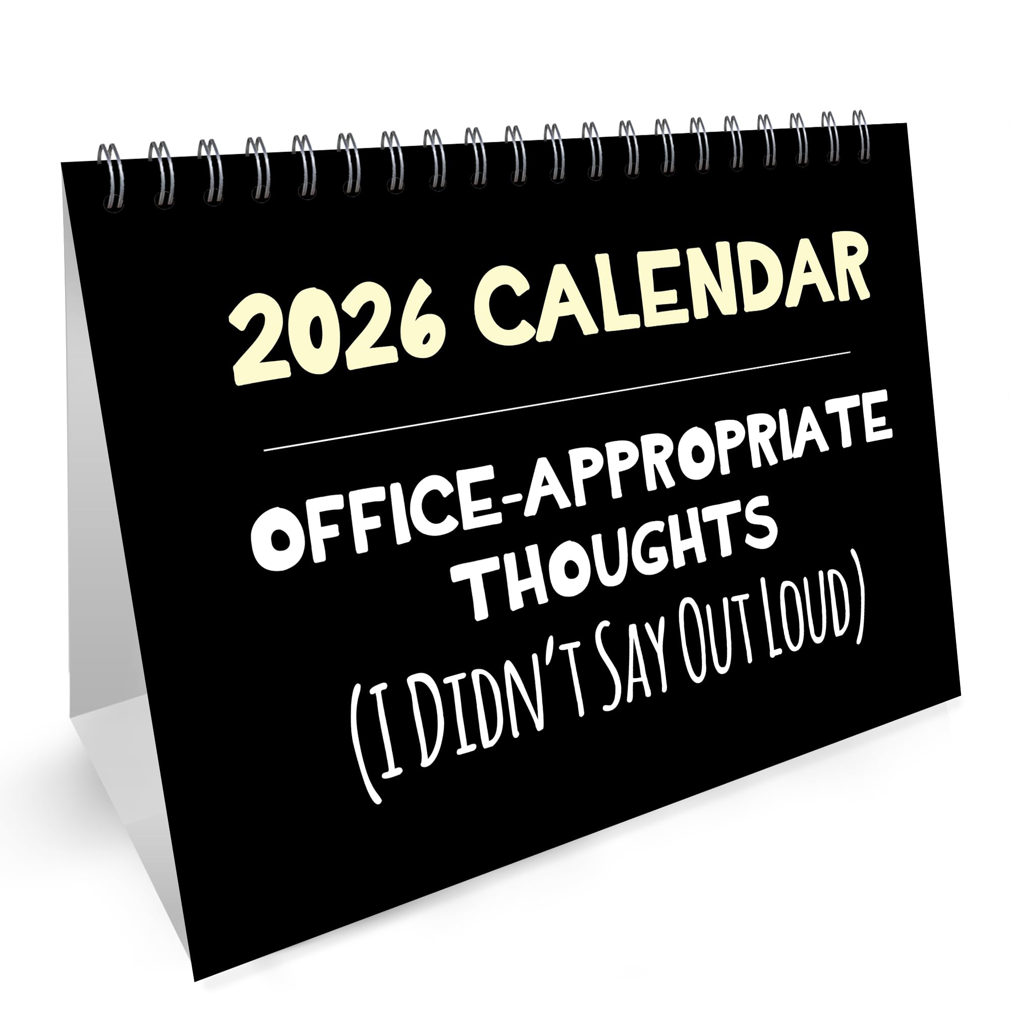RED OCEAN Funny 2026 Calendar Novelty Desk Office Planner 16 Page Flipbook Calendar Gift For Colleagues Coworkers Secret Santa Gifts For Men Women