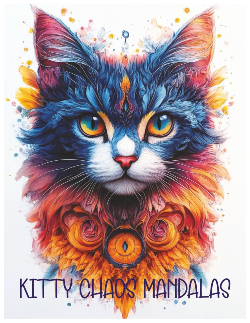 Kitty Chaos Mandalas: Colorful Catitude Meets Swirly Mandala Magic