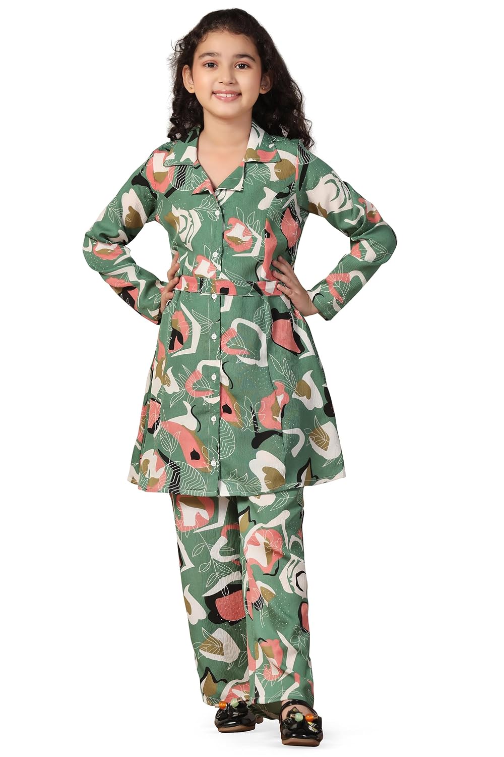 Fashion Dream Girl's Rayon Abstract Printed Clothing Set|Co-ord Set|Casual Wear|Coordinate Outfit for Girls - Review, Price and Buying Guide