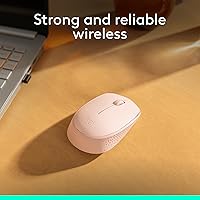 Vista 2 de Logitech Mouse inalámbrico M170 para PC, Mac, laptop, 2.4 GHz con mini receptor USB, seguimiento óptico, duración de la batería de 12 meses