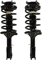 Vista 1297 de Detroit Axle - Kit de suspensión delantera de 10 piezas para Chevy Aveo Aveo5 Pontiac G3 Wave 2 Ready Struts Assembly 2 Enlaces de barra