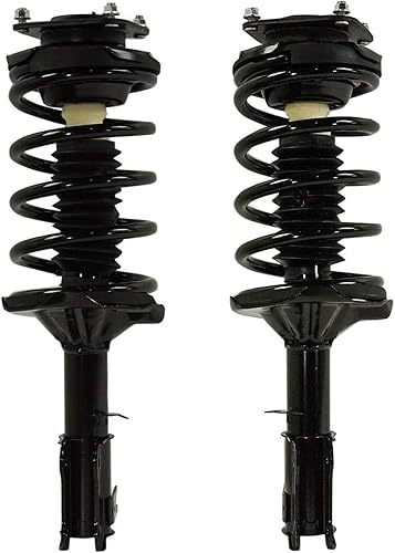 Miniatura 1297 de Detroit Axle - Kit de suspensión delantera de 10 piezas para Chevy Aveo Aveo5 Pontiac G3 Wave 2 Ready Struts Assembly 2 Enlaces de barra