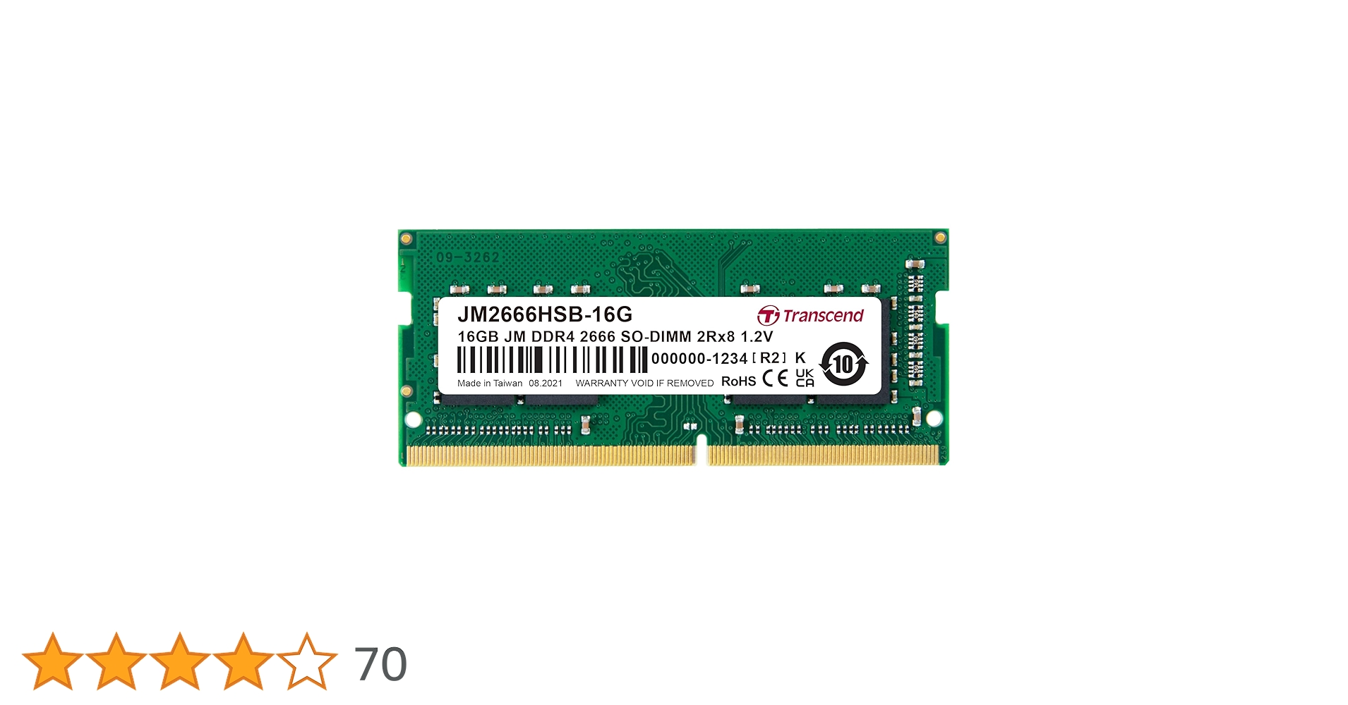 Amazon | Transcend ノートPC用メモリ PC4-21300(DDR4-2666) 16GB 1.2V Amazon | Transcend ノートPC用メモリ PC4-21300(DDR4-2666) 16GB 1.2V