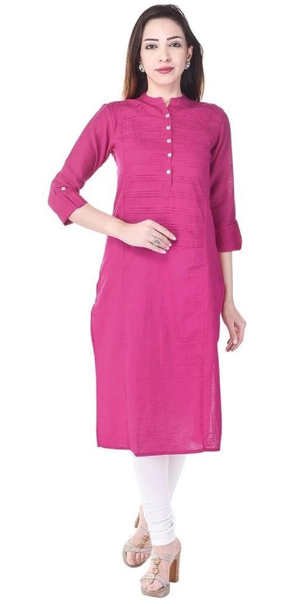 AHIRA Women's Cotton Regular Kurti