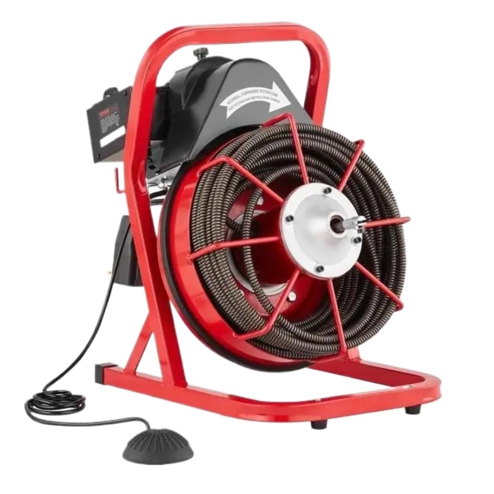 Drain Cleaning Machine Sewer Snake Auger Manual Electric Pipe Tool Powerful Clearing Capability