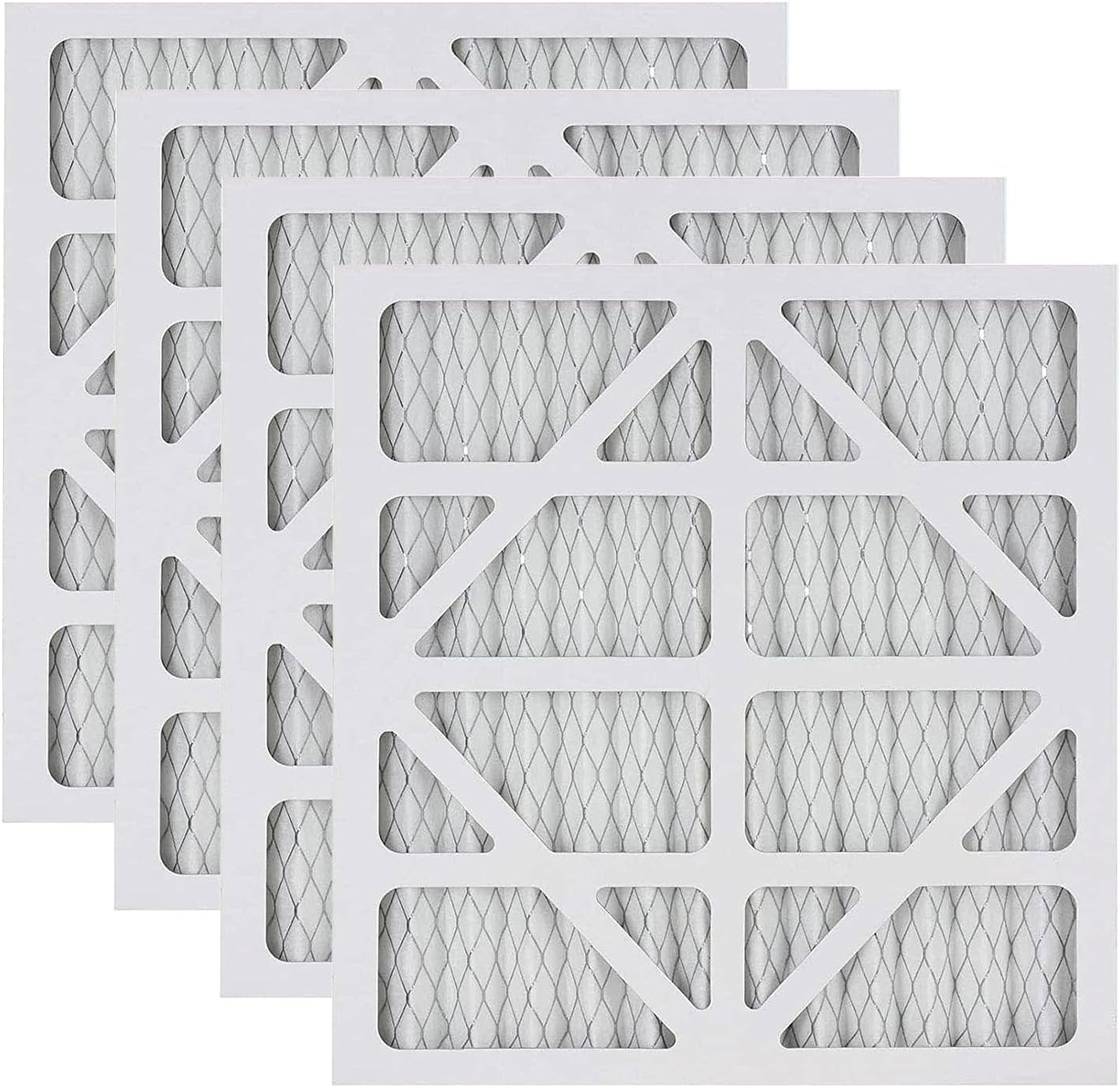 4-Packs Replacement Filter for Air Scrubber,Compatible with Abestorm Filteair HEPA S1 S2 S3 Filteair HEPA V1 V2 V3 Air Scrubber,13.7x0.8x14.5" MERV-10 Filters.