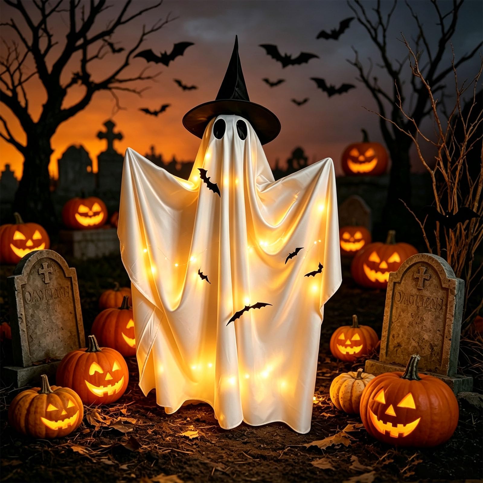 Decorazione da Giardino per Halloween con Tessuto, B