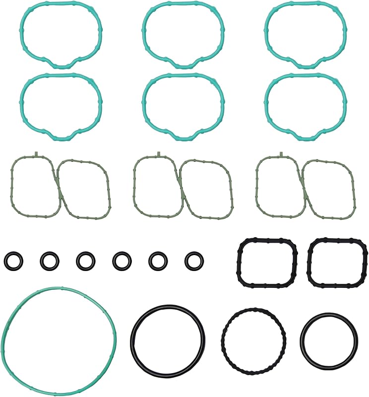 Jogo de juntas do coletor de admissão inferior e superior WOLLVON MS 97118 AMS11821 para Ford, Lincoln, Mazda e Mercury – 1 unidade