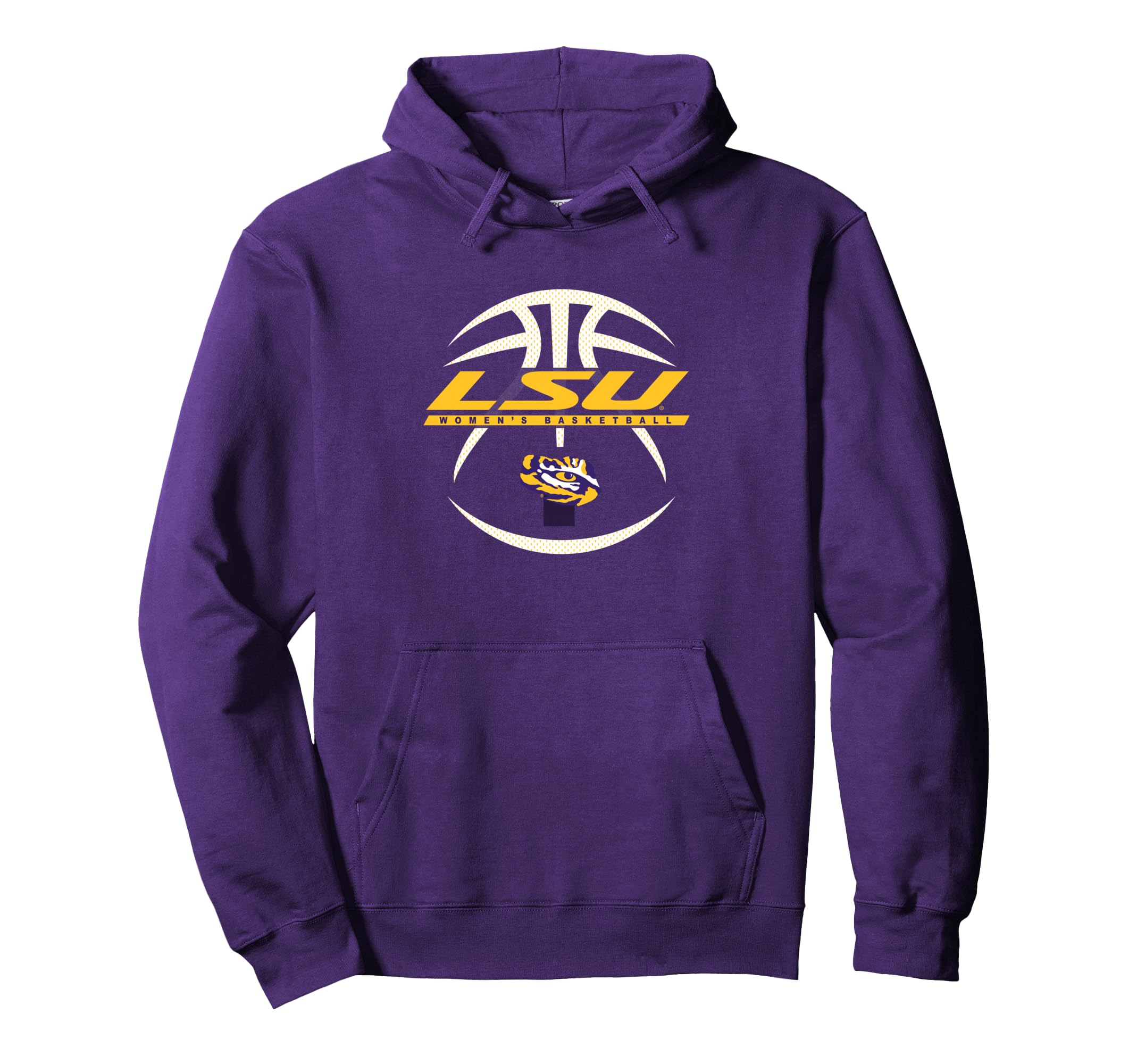 LSU Tigers Women's Basketball Rebound Logo Pullover Hoodie