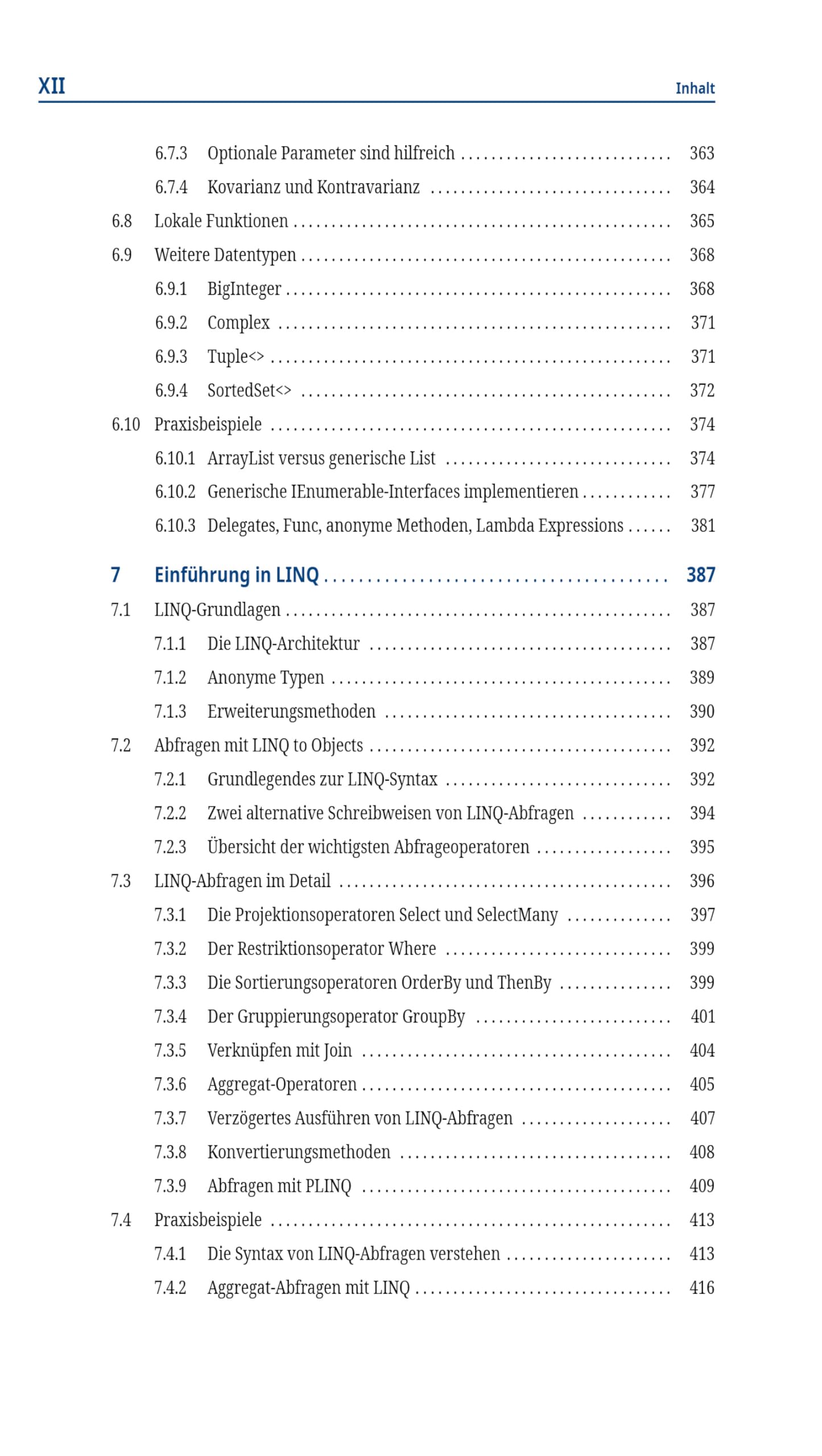 C# und .NET 10 – Grundlagen, Profiwissen und Rezepte