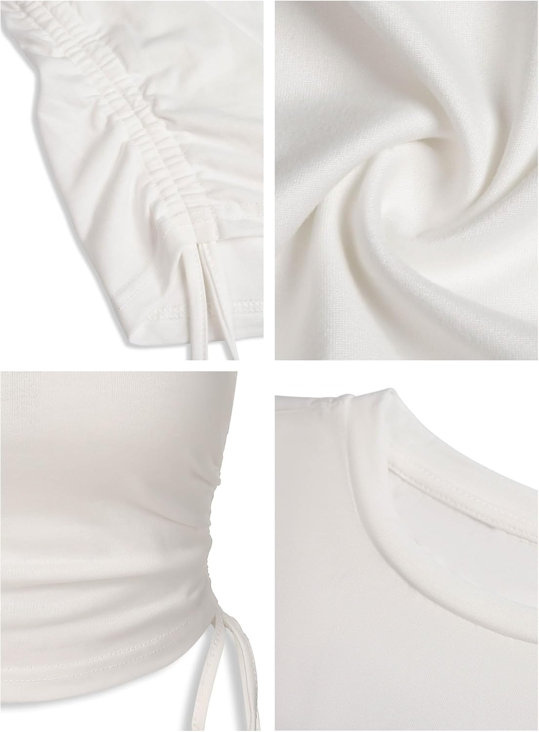 Women's Multi-Pack Short Sleeve Round Neck T-Shirt - Basic Slim Fit Knit Tops - Image 5