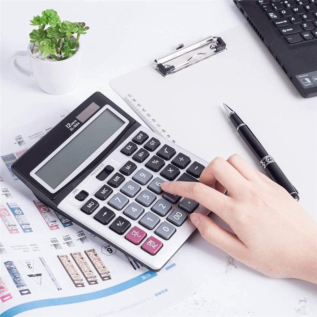 JFDBGU Oficina y calculadora Estilo Inicio Pantalla LCD Adaptable a sobremesa y en Movimiento Uso