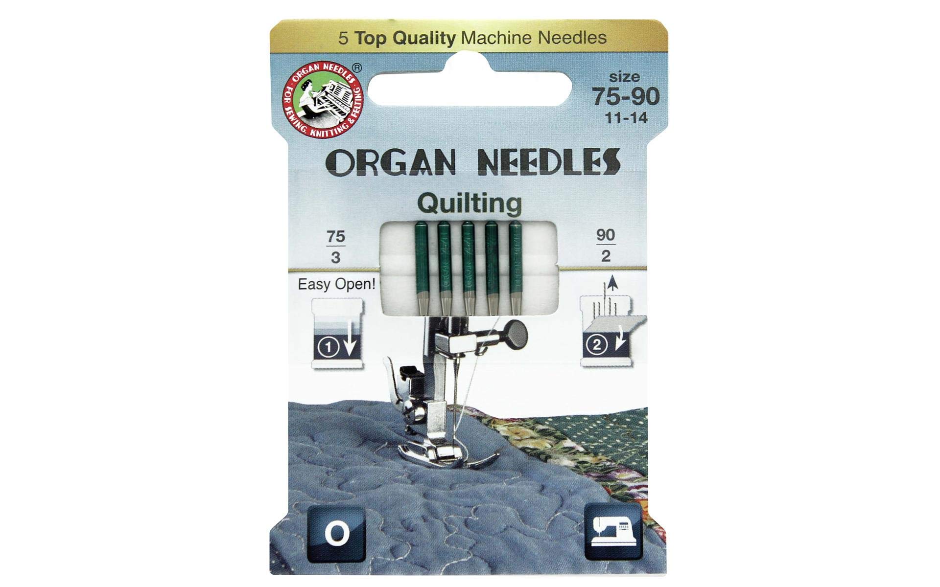 Organ Needles Quilting assortiment d'aiguilles pour créer vos plaids maison