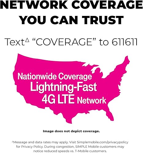 Miniatura 2 de Simple Mobile Blu View 1 4G LTE Teléfono inteligente prepago (bloqueado) - Negro - 16GB - Tarjeta SIM incluida - GSM