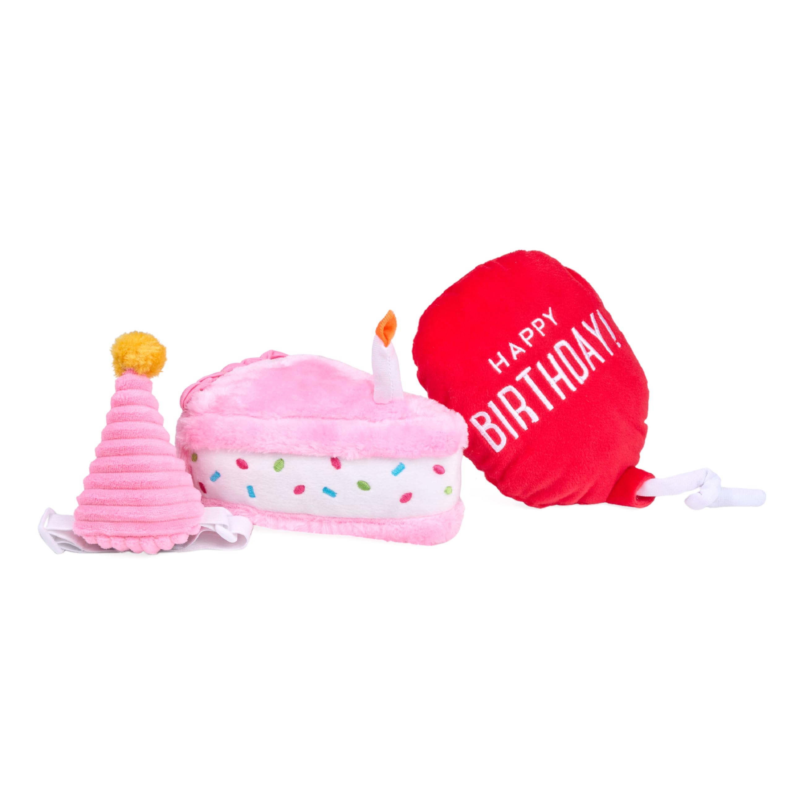 Pet Supplies : ZippyPaws Birthday Box Dog Squeaky Toys to Keep