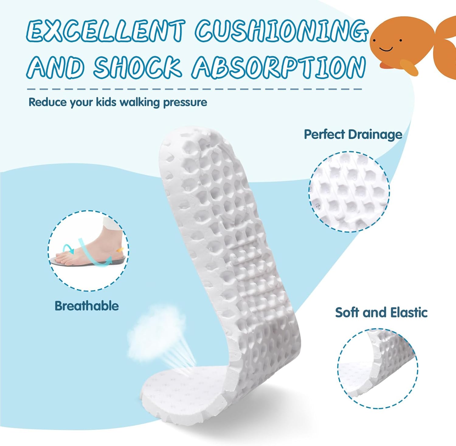 shopUAL Toddler Water Shoes Girls Boys Barefoot Aqua Socks Kids Cute Quick Dry Non-Slip Swim Shoes for Beach Pool Surf - Image 6