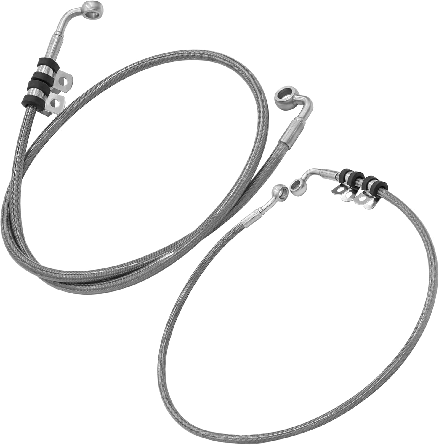 Caltric Front Right & Left Brake Line Compatible with Polaris RZR Trail S 1000 2016-2021 / S4 1000 2019-2021 / RZR 900 2021 / S 900 2015-2024/4 900 2015-2018