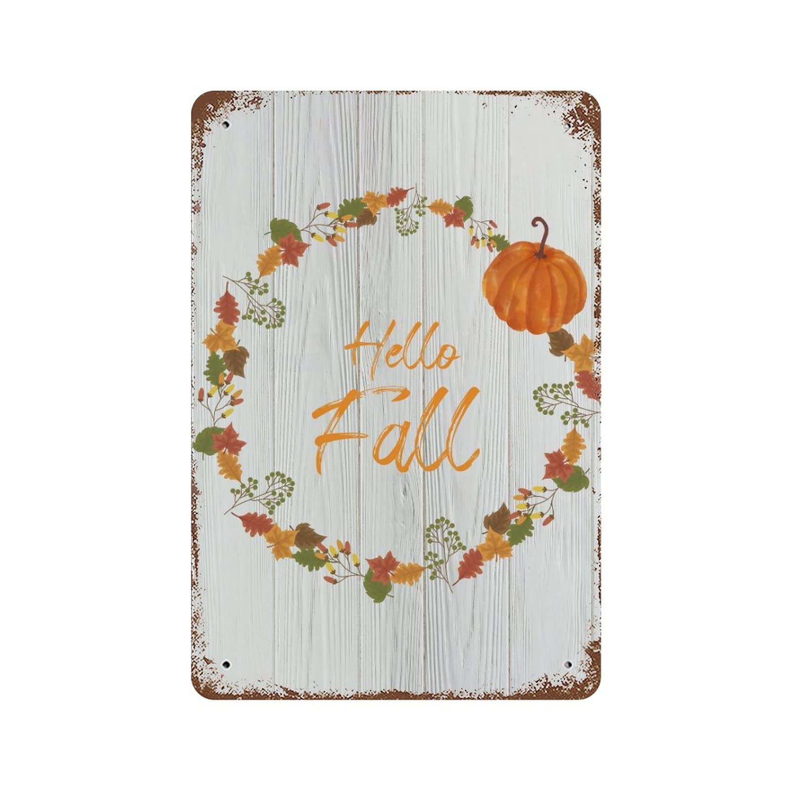 Panneau Hello Fall pour rompre la monotonie des murs blancs de votre chambre