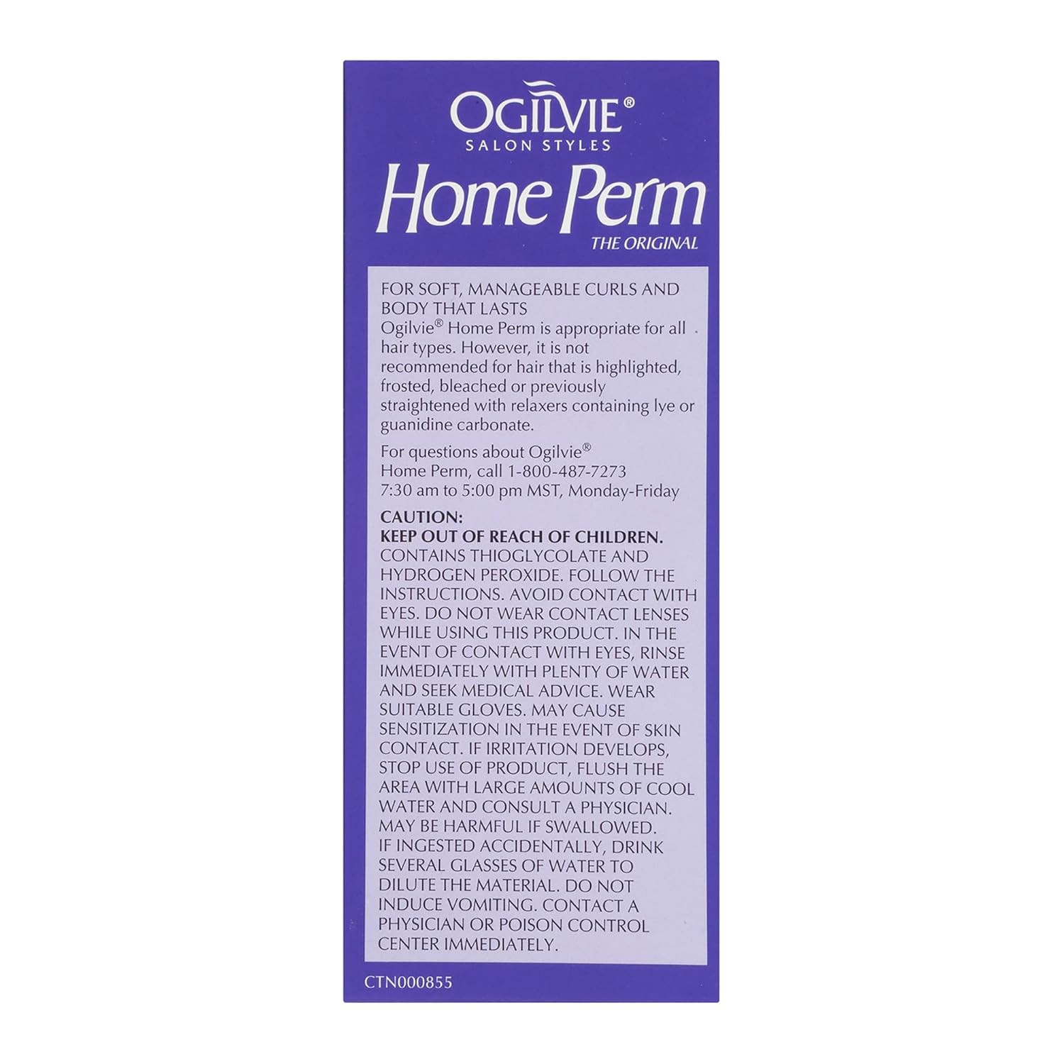 Ogilvie Salon Styles Home Perm The Original - For Color Treated, Thin, or Delicate Hair - 2 pc