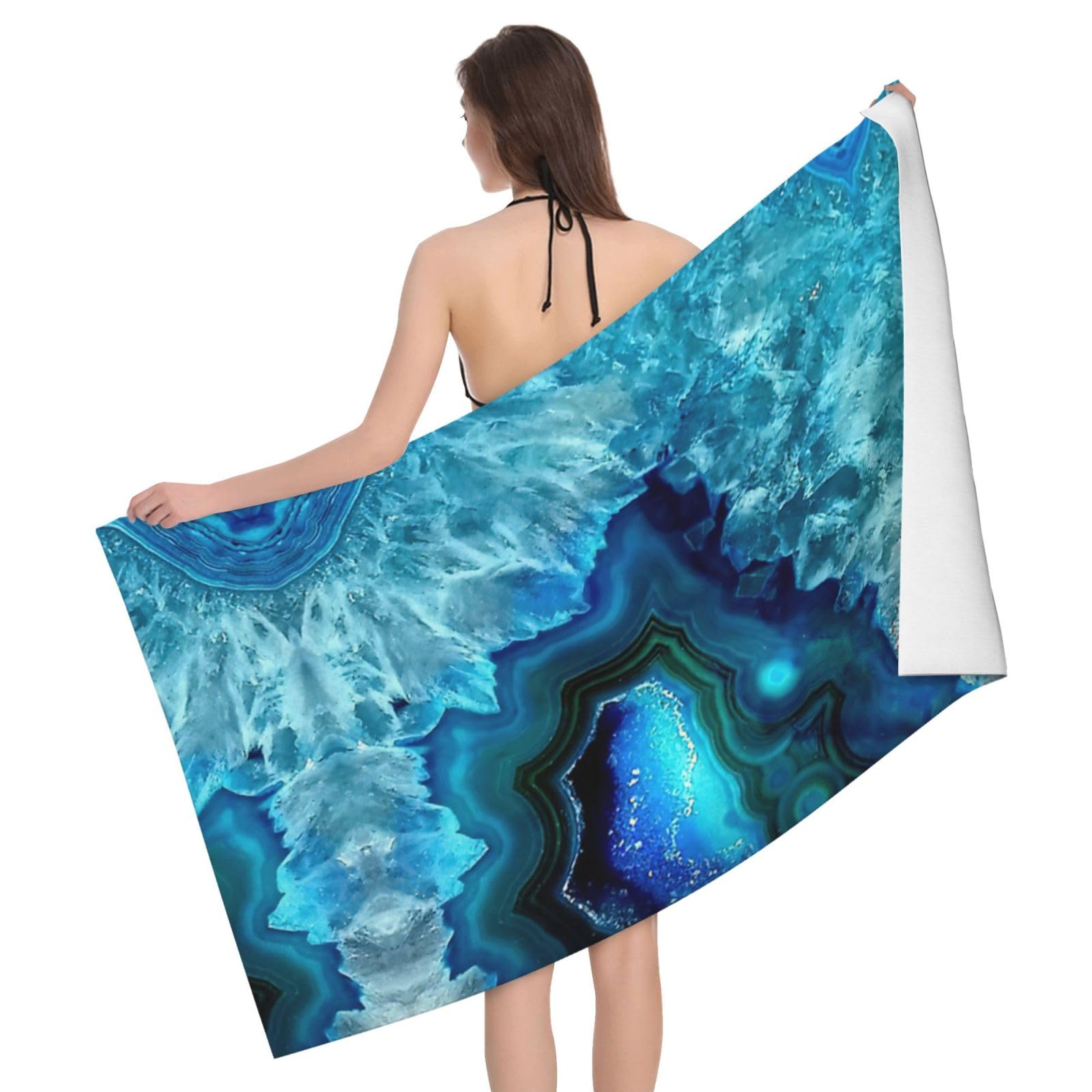 Serviette de bain microfibre ultra douce contre l'humidité douce