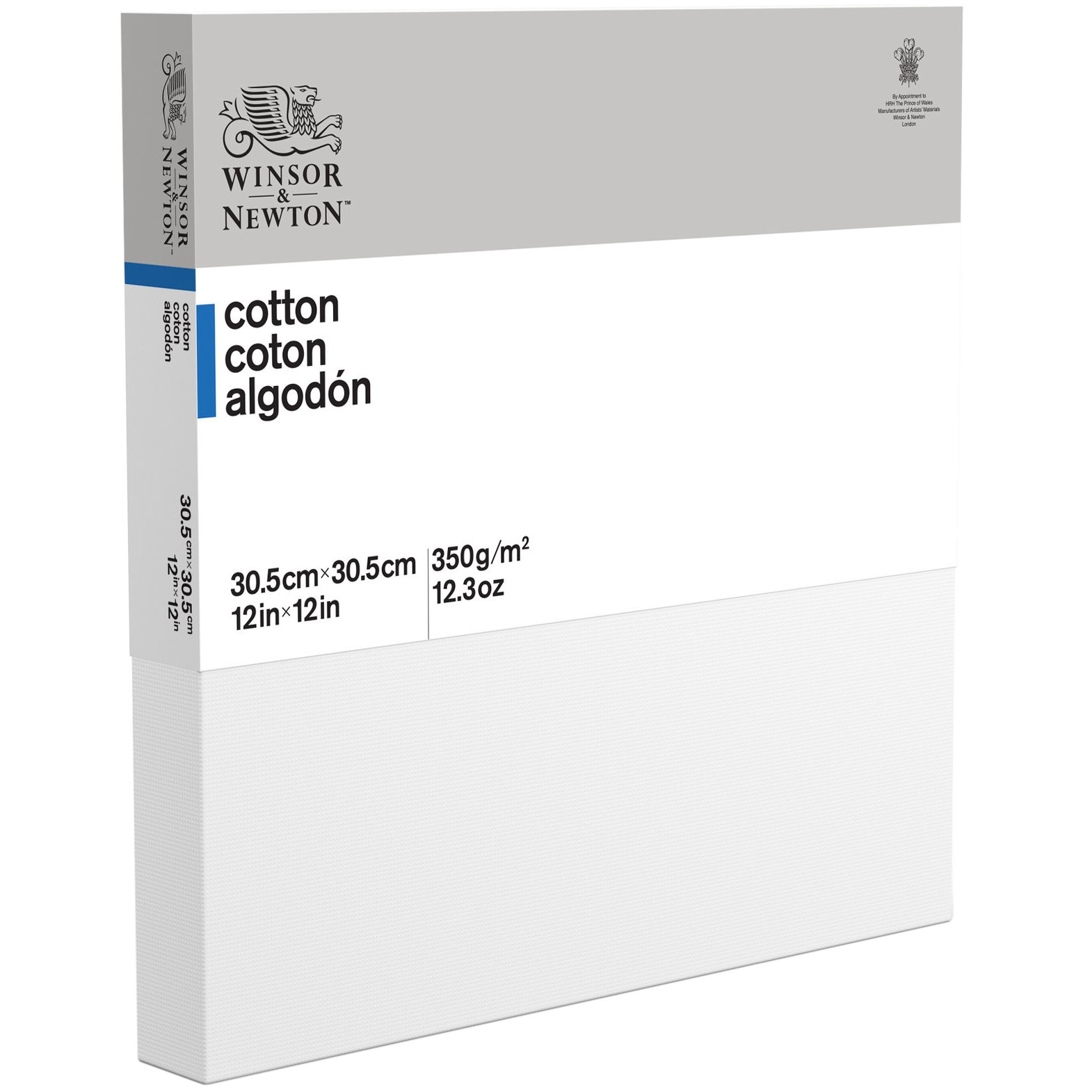 Toile de coton Winsor & Newton 30,5 x 30,5 cm pour peinture