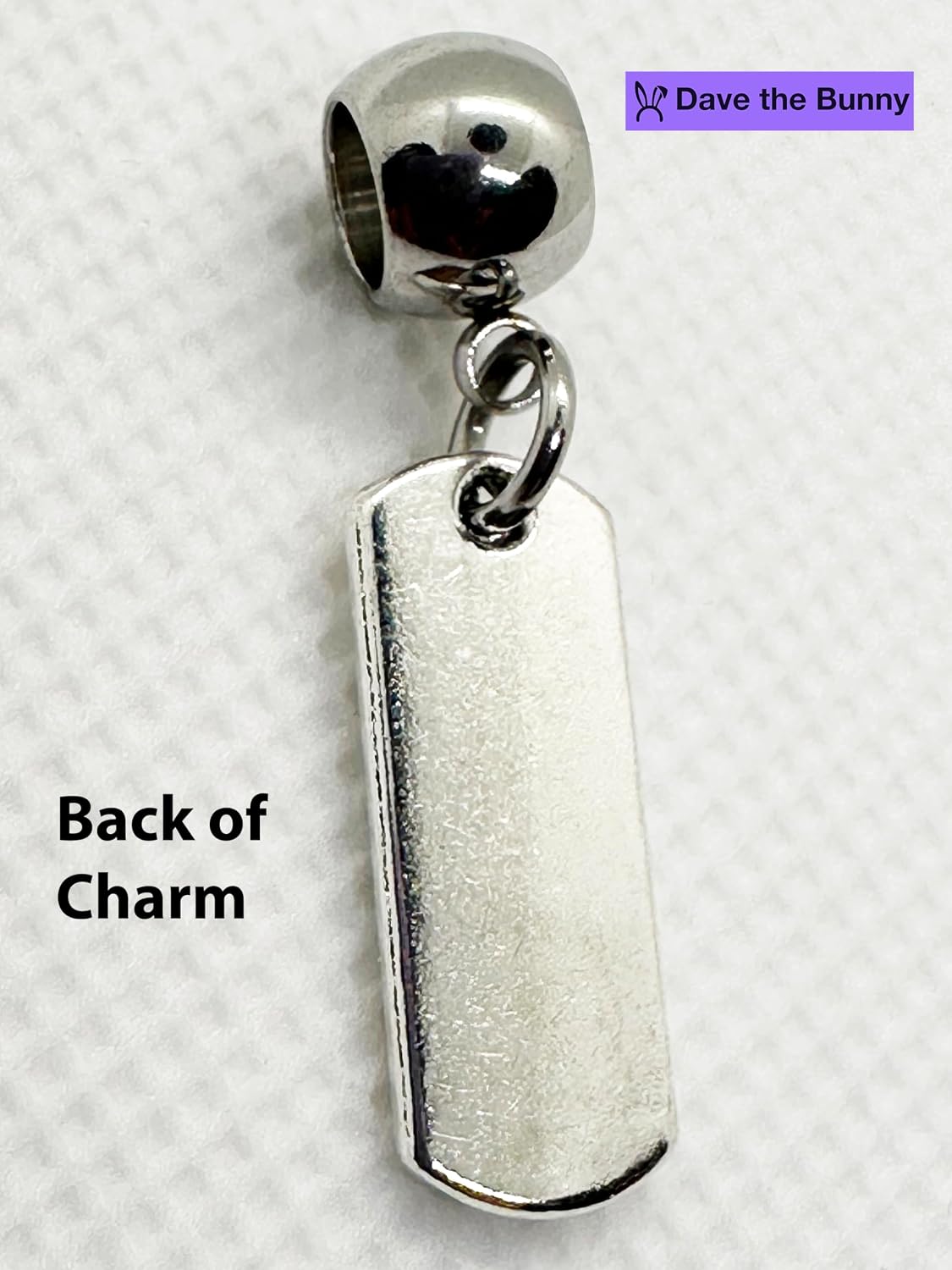 Dave The Bunny Hope Necklace for Women - Hope Jewelry for Women and Men Faith Necklace Stainless Steel Snake Chain with Metal Alloy Charm - Faith Hope Love and Great Hope Symbol Necklace