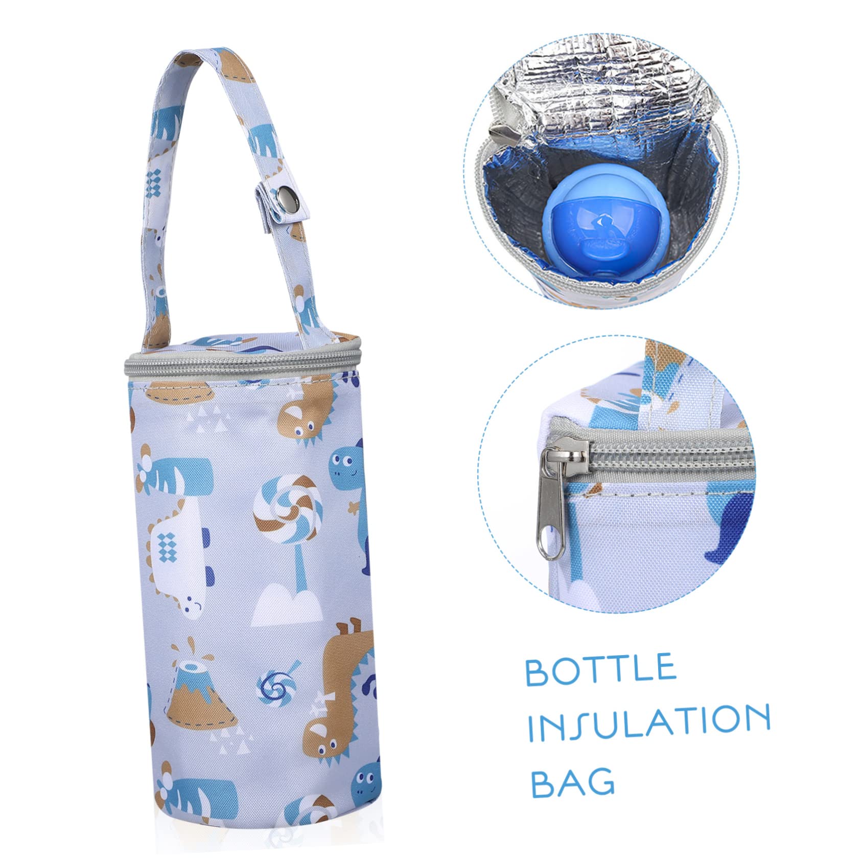 Yardwe 3 Set Borsa Termica Mamas Viaggio Latte Borsa Per Isolamento Copertina Sacchetti Per Biberon Isolati Coperchio Del Biberon Isolato Tessuto Oxford 300d 2 Pezzi * 3