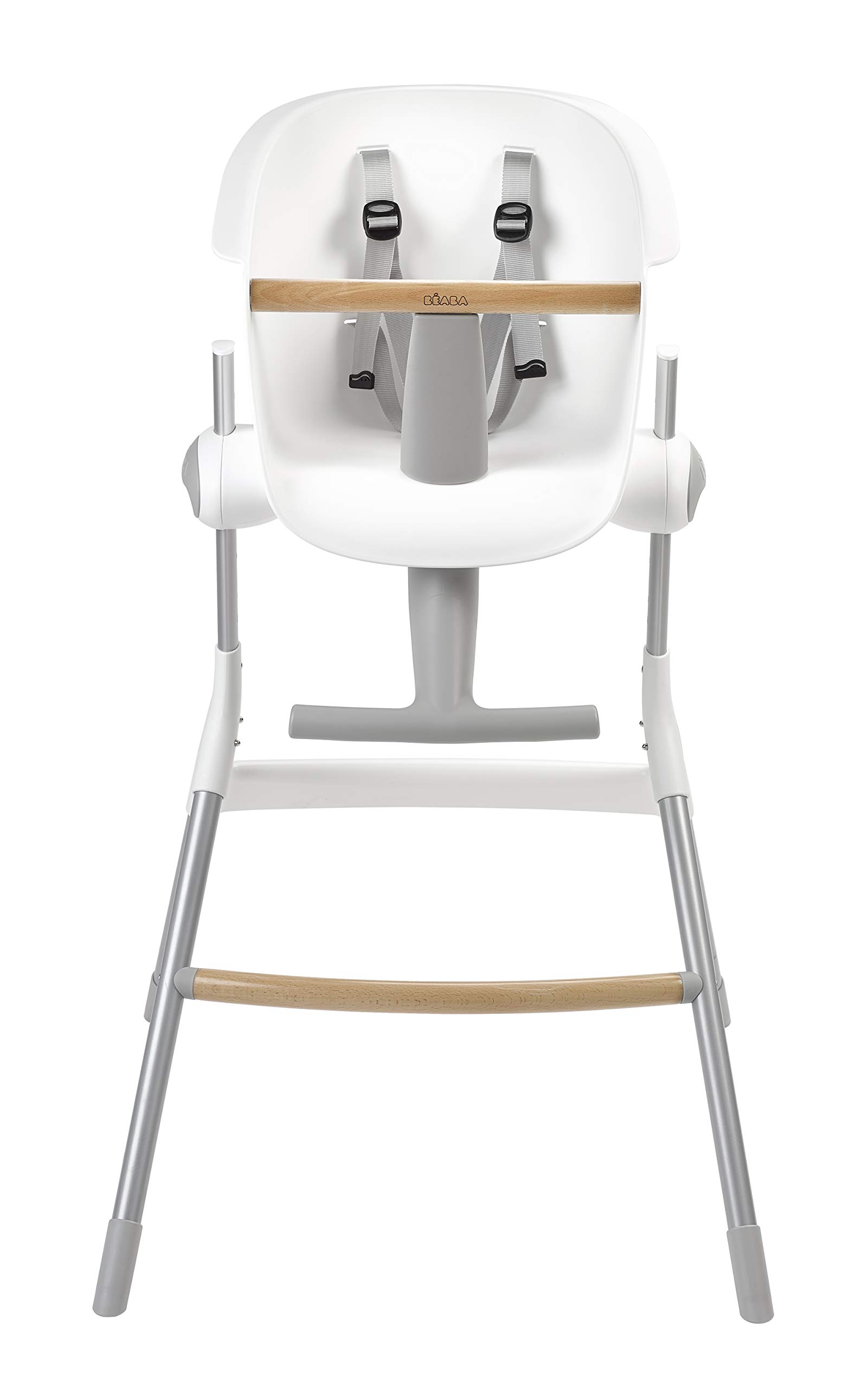 BÉABA - Up&Down, Seggiolone Pappa, per Bambini e Neonato, Ergonomico, Evolutivo, con Ripiano Rimovibile, 6 Altezze Regolabili, Comodo, di Design, Materiali robusti, Prodotto in Francia