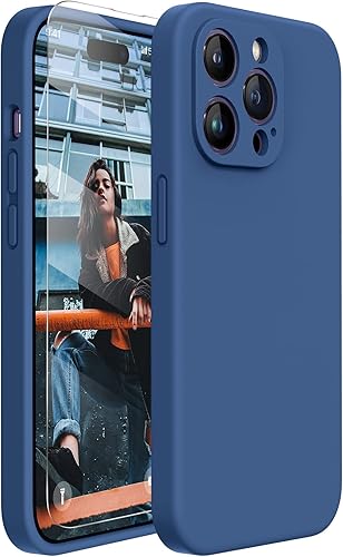 Miniatura 49 de Miracase - Funda diseñada para iPhone 11 con protector de pantalla, funda de goma de silicona líquida, protección total contra caídas y a prueba