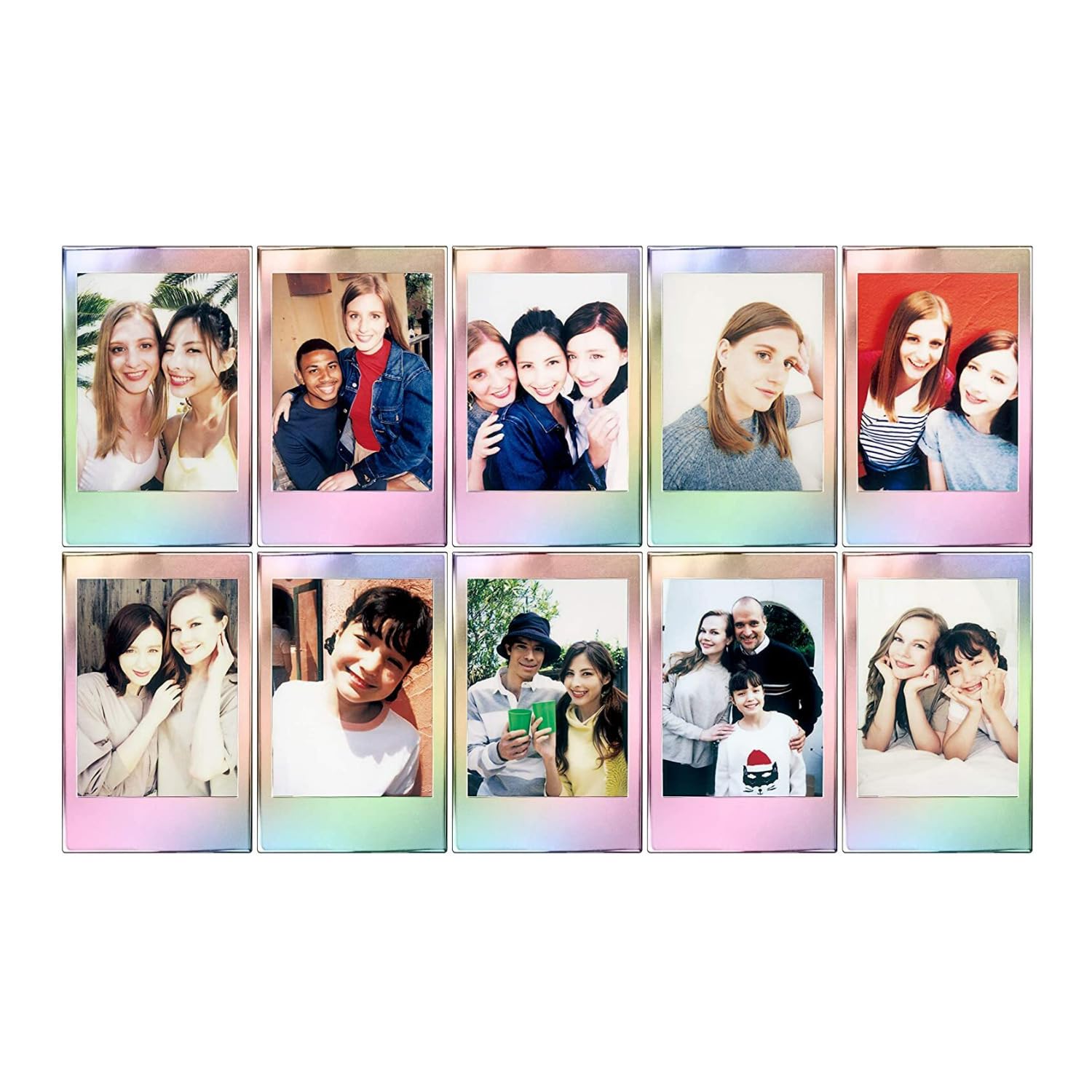 Fujifilm Instax Mini Mermaid Tail Film, Glitter Styles (10 Exposures) 3-Pack Bundle (3 Items)