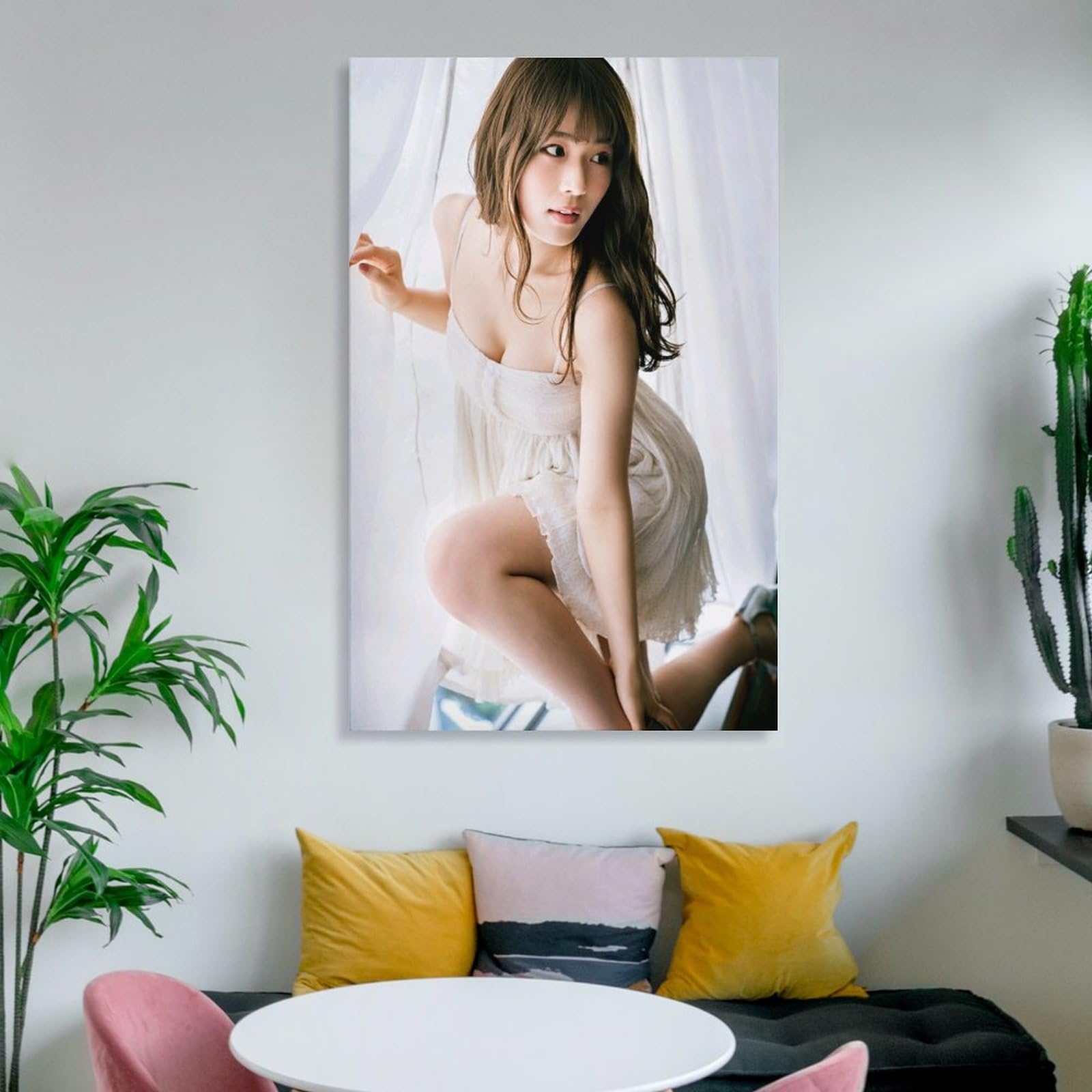 Amazon.co.jp: 清純かわいいNMB48渋谷凪咲写真水着 アートパネル