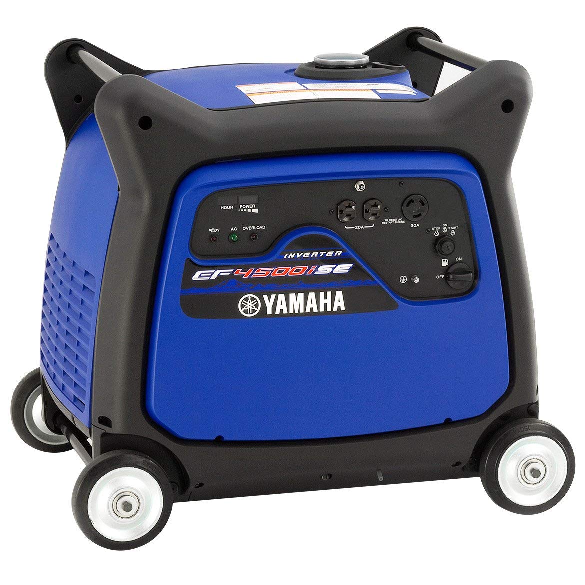 Yamaha EF4500iSE, 4000 Running Watts/4500 Starting Watts, Gas Powered Portable Inverter