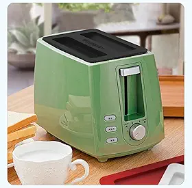 Capa de silicone preta média – Tampa resistente ao calor para torradeira de 2 fatias, fácil de limpar, à prova d'água – 17,78 cm x 10,16 cm x 1,2 cm