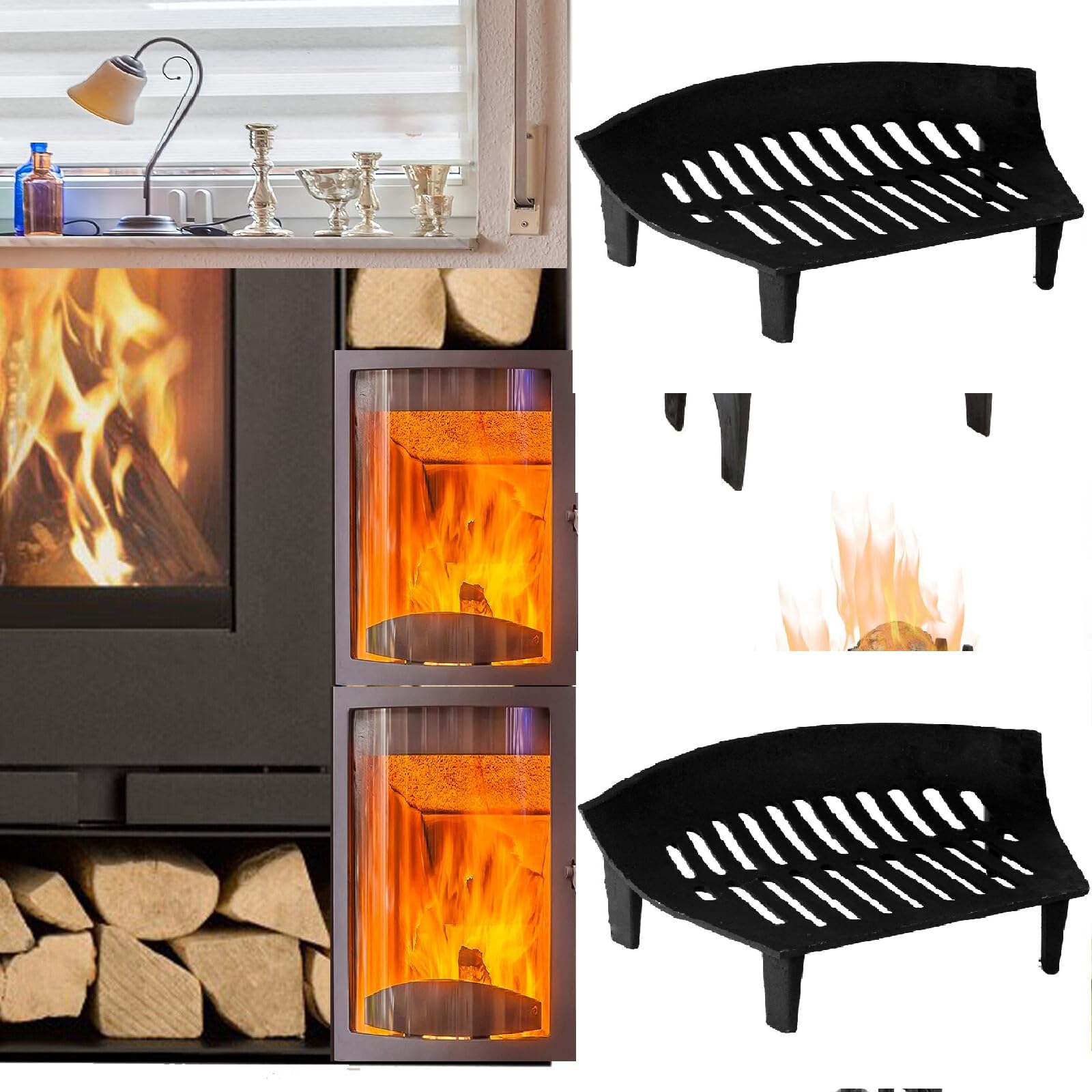 Fireplace Grate Inglenook 14In | Robert Dyas Fire Guards For Living Rooms