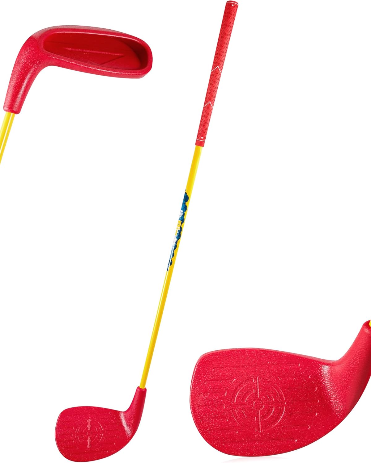 HOTWIND Backyard Golf Game Clubs 1 Pack with 5”x 3.5” Oversize Heads and 33” Lightweight Carbon Shaft for Junior Play Outdoor Golf Yard Game in Grass Parks and Yards Hit Plastic and Foam Balls