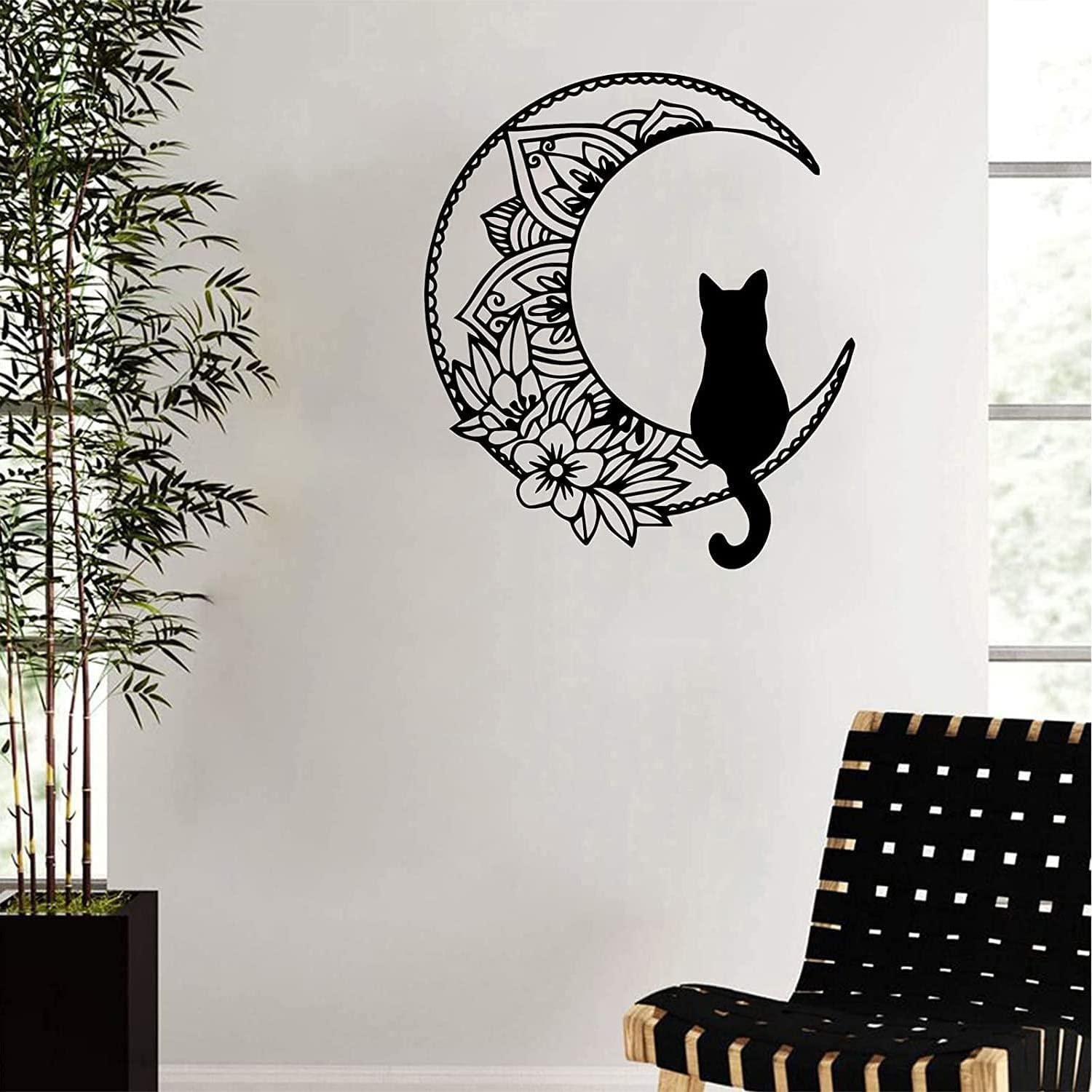 Luxe Moderne Wanddecoratie Woonkamer, Handgemaakte 3D Ginkgo Blad Metalen Wandsculptuur Wanddecoratie, Groot Hangend Wandornament voor Slaapkamer, Eetkamer, Woondecoratie, Wanddecoratie, Decoratief : TEMKIN