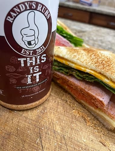 Miniatura 3 de Paquete de condimentos criollos cajún multiusos con condimento Randy's Rubs, este es el todo condimento (un mezclador de 6 onzas) sin gluten, sin