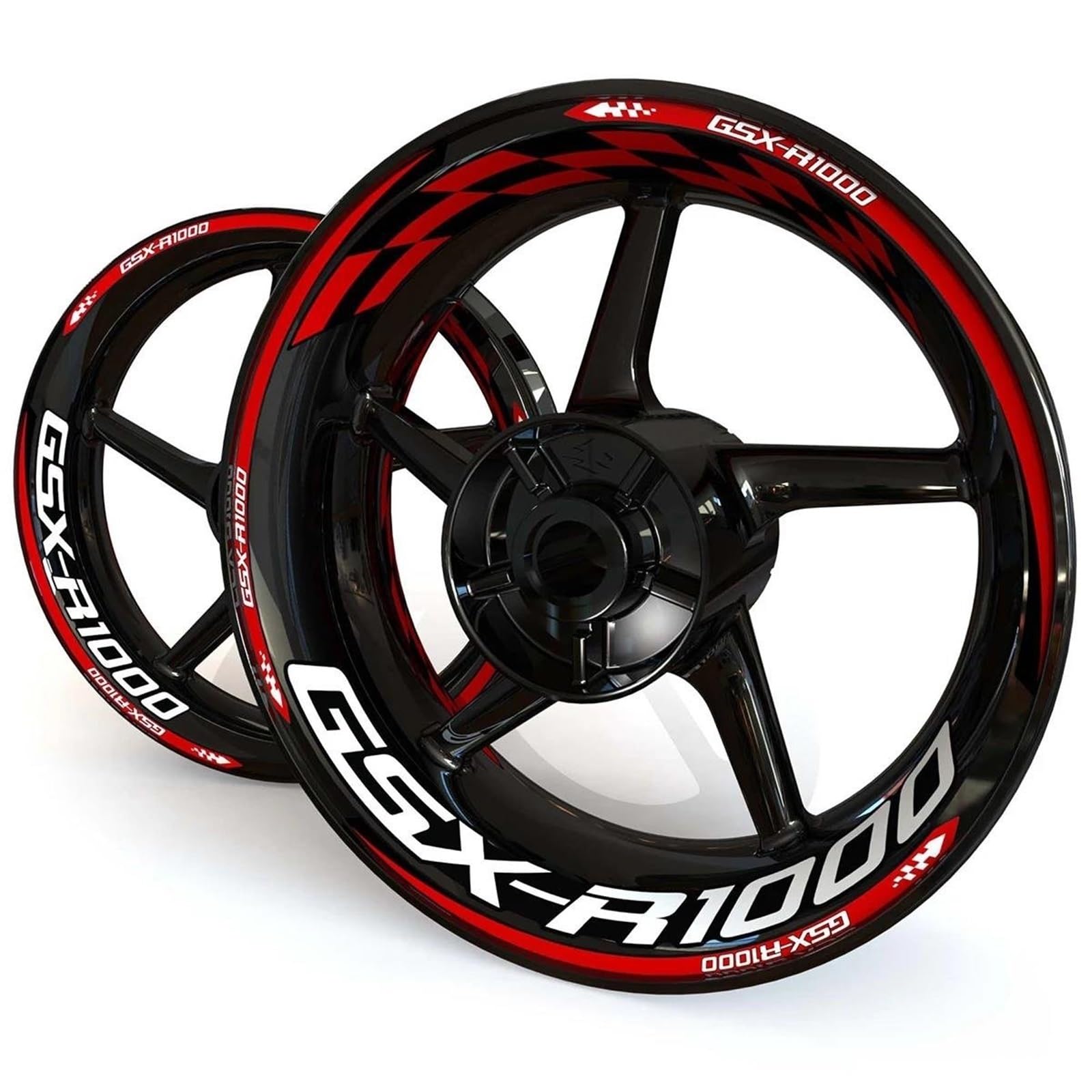 Wheel Stickers Motorcycle Wheel Stickers for Suzuki GSX-R 1000 GSX-R1000 GSXR GSXR1000 Rim Reflective Sticker Hub Decals Set Rim Reflective Decal