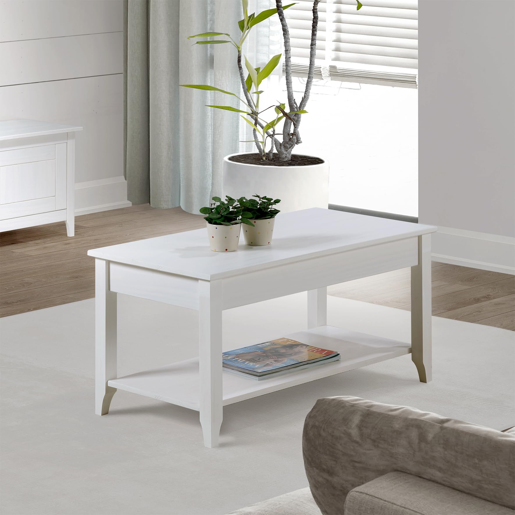 Buyqualia Mesa Centro OSMA 45x90x45 Blanco